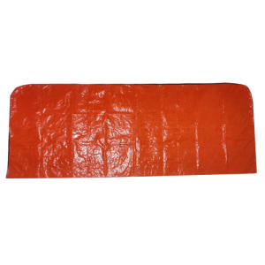 Orange emergency response body bag for disaster relief